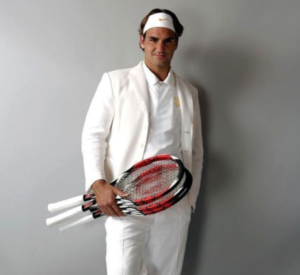 Roger Federer brand promotion, Pinterest