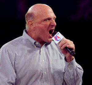 Steve Ballmer, image from Pinterest