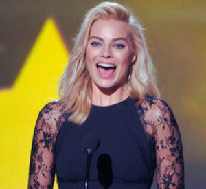 Margot Robbie Net Worth: Speech after winnig Award, Image from Pinterest 